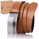 Мужская кожаная пряжка для ремня автоматическая RUDY для брюк