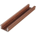 Profil aluminiowy ALU-LED P1 ANOD DREWNO WENGE 2m