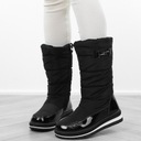 Черные женские зимние ботинки муклюк на платформе OX-1001, размер 39
