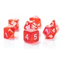 WYBUCH SŁOŃCA ZESTAW 7 PRZEZROCZYSTYCH KOŚCI RPG