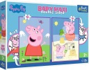 2 x ПАЗЛА «СВИНКА ПЕППА» + КНИГА-РАСКРАСКА