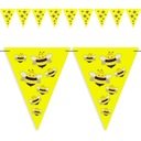 БАННЕР желтые флажки PAPER BEE 360см