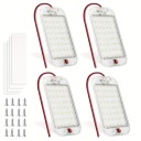 4PCS ВЕЛ СВЕТ ИНТЕРЬЕРА АВТОМОБИЛЯ БЕЛЫЙ 48LED 12V-85V 10W ДЛЯ БАГАЖНИКА