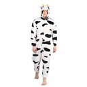 Комбинезон-пижама Кигуруми, костюм для маскировки коровы, размер: 145–155 см.