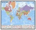 Карта мира Карта мира - постер 50х40 см