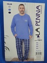 LA PENNA - pánske pyžamo 3XL - NOVÁ Materiálové zloženie 100 % BAWEŁNA