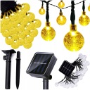 СОЛНЕЧНАЯ ГИРЛЯНДА СОЛНЕЧНЫЕ ОГНИ 40LED 5M САД БАЛКОН ДЛИННЫЙ СВЕТ