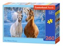 PUZZLE 260 EL KONIE KRAJOBRAZ ZIMOWY CASTORLAND