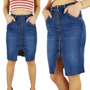 ЮБКА ЖЕНСКАЯ ЭЛАСТИЧНАЯ - ЖЕНСКАЯ - ДЖИНСЫ - МОЛНИЯ