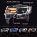 JEEP GRAND CHEROKEE WK2 2014-2021 FARO FAROS DIODO LUMINOSO LED DRL VLAND JUEGO 