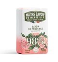 Maitre Savon Provensálske mydlo RUŽA 100g jemnosť sladkosť okvetné lístky ruží Kód výrobcu 123112