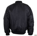 Bunda BRANDIT MA1 Bomber Black 3XL Hmotnosť (s balením) 0.995 kg