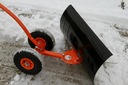 Снегоотвал на колесах, эргономичный, 75 см.