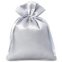 Атласная сумка 10 х 15 см - серебро