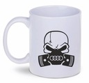 Kubek 330ml biały D186 AUDI CZACHA CAR