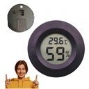 TERMOMETR MONTAŻOWY + HIGROMETR -50°C DO +70°C / 10%-99% TECH-SQUARE CZARNY