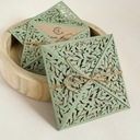 ОБРАЗЕЦ свадебных приглашений в стиле эко-рустик в стиле бохо