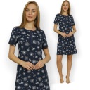 НОЧНАЯ РУБАШКА С КОРОТКИМ РУКАВОМ /4 ПУГОВИЦЫ /100% ХЛОПОК