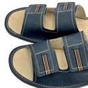 Papuče šľapky pánske sandále na suchý zips nastaviteľné 41 Veľkosť 41