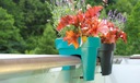Балконный ящик для цветочного горшка для балюстрады балкона LOFLY Антрацит DLOFR400Don