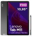 Планшет LENOVO Tab M11, 10,95 дюйма, 4 ГБ ОЗУ, 128 ГБ, Android 13, Wi-Fi + стилус PEN