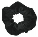 GUMKA DO WŁOSÓW DUŻA AKSAMITKA SCRUNCHIES CZARNA