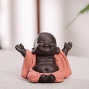 2 szt. Ceramiczny mały mnich szczęśliwy posąg buddy figurka rzeźba herbaciarnia Kod producenta 1