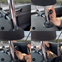 Держатель автомобильного подголовника 2 в 1 с вешалкой
