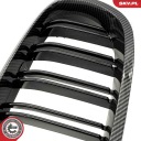 GRILLE GRILLES 66SKV186 DOUBLE MOULURE COULEUR CARBONE BMW 5 F10 51137261356photo 9