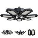 ПОТОЛОЧНЫЙ СВЕТИЛЬНИК ДЛЯ МАСТЕРСКОЙ СКЛАДНОЙ СВЕТОДИОДНЫЙ МОЩНЫЙ E27 LED 7+1 панель