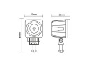 LED PHARE TRAVAILLÉ INTERFERENCE: NOT CLASSIFIED, 750 LUMENY, 10-80V S.24775photo 5