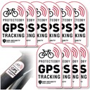 10 -кратная велосипедная наклейка GPS -велосипедная рама отслеживает предупреждение о защите