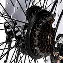 Biely 7-rýchlostný skladací bicykel z uhlíkovej ocele 20 palcov Druh prehadzovačky vnútorný (v náboji)
