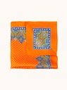 Allora Hodvábna oranžová vreckovka s bodkami 32c Pohlavie Výrobok pre mužov