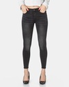 Черные джинсы скинни, женские брюки облегающего кроя, хлопок стрейч 2087 W27