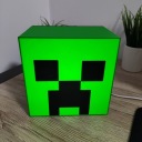 Creeper від Minecraft світлодіодна лампа і підставка для навушників 2 в 1