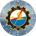 Сталь Мелец настенные часы 28см