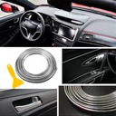 ПОЛОСКА ДЕКОРАТИВНАЯ ЛЕНТА ПРИБОРНАЯ ПАНЕЛЬ ХРОМ 5М