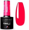 CLARESA PINK NEON PINK HYBRID NAIL 5