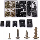 НАБОР ВИНТОВ И ШАЙБ ДЛЯ КУЗОВА 170 ШТ. ЗАЖИМЫ-ОРГАНИЗАТОРЫ РУЧКИ