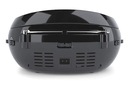 xxx Auna 10029814 Boombox s CD prehrávačom čierny Disco Light Bluetooth Výška produktu 13 cm