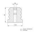 TOPE DE SUSPENSION AMORTIGUADOR PARTE TRASERA IZQUIERDA/DERECHA (WYS. 181MM) CITROEN NEMO FIAT FIORINO, QUBO 