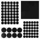 93 ФЕРТОВЫЕ ПОДКЛАДКИ ДЛЯ СТУЛЬЕВ, ТОЛСТЫЕ КРУГЛЫЕ МЕБЕЛЬНЫЕ, САМОКЛЕЯЩИЕСЯ, ЧЕРНЫЕ