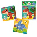 ПЕННЫЙ ПАЗЛ 2В1 ДИНОЗАВРЫ ДЛЯ МАЛЫШЕЙ ROTER KAFER PUZZLE