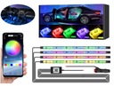 CINTA DIODO LUMINOSO LED RGB 5050 12V BLUETOOTH APLIKACJA ILUMINACIÓN KABIN AUTO COCHE 