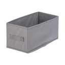 Pudełko materiałowe ozdobne pojemnik na skarpetki c.szare