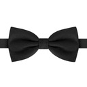 Мужской хлопковый галстук-бабочка His Story - черный