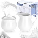 Набор SUGAR BOWL MILKER SPOON, сахарница, молоко, белый