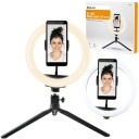 Держатель для телефона-штатив Denver LED RING LAMP 19 см