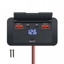 ГНІЗДО АВТОМОБІЛЬНИЙ MONTAZOWE 12V 24V 4 USB PD QC 3.0 ON ВИКЛЮЧЕНИЙ 96W КРИШКА  фото 11